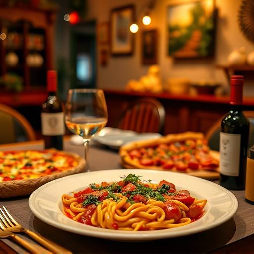 Italienischer Themenabend mit Pasta und Pizza